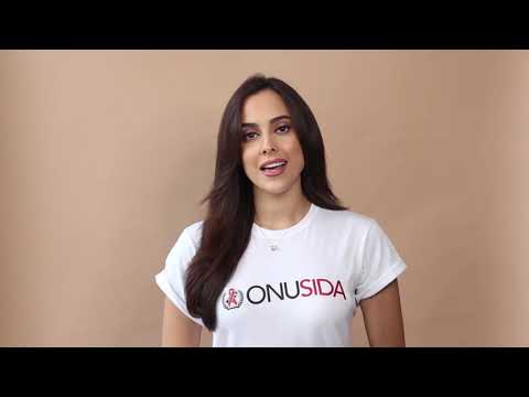 Campaña de ONUSIDA junto a Luiseth Materán, Miss Venezuela Universo 2021