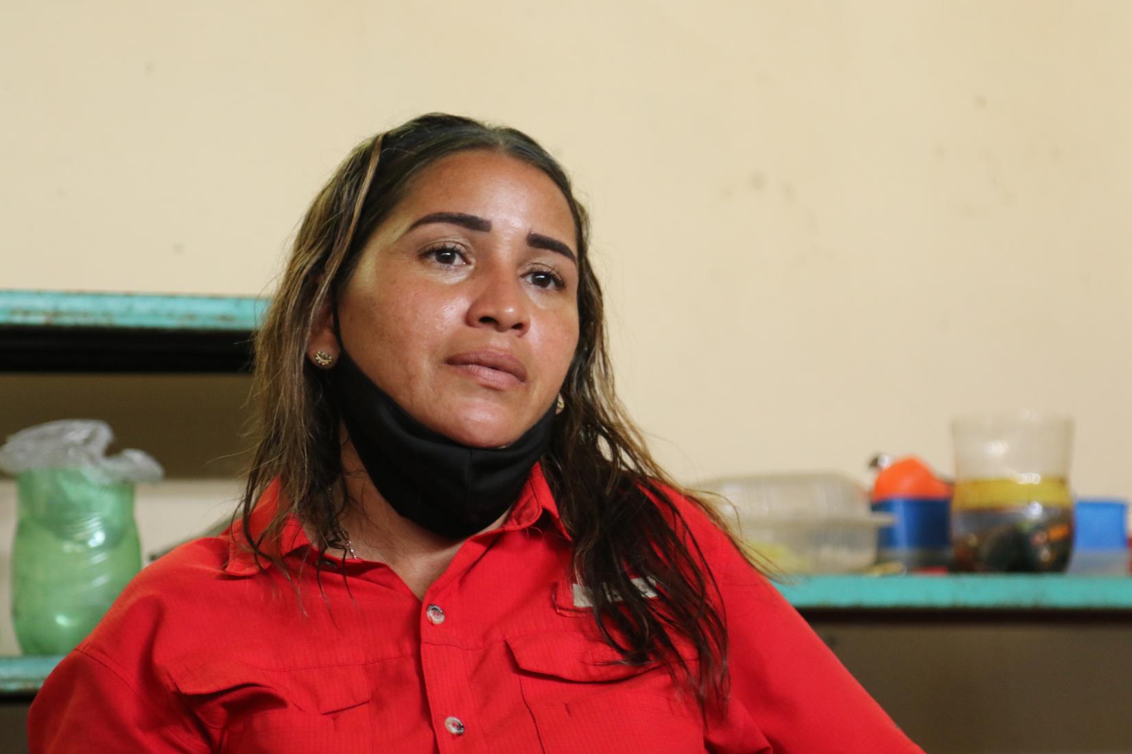 Aura Mariela Guerra, madre de una niña escolarizada en un Centro de Educación Inicial de Güiria