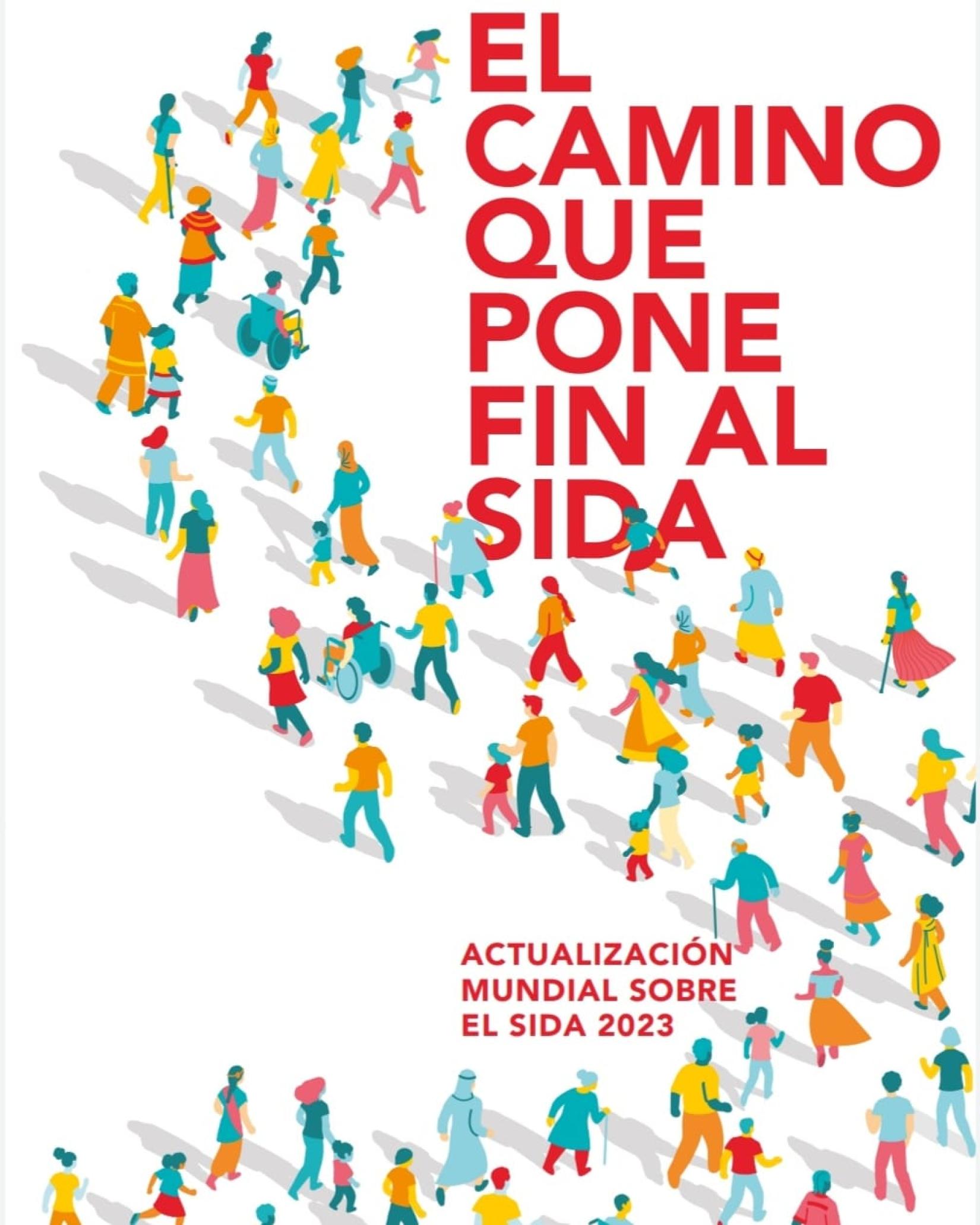 Portada de la Actualización Mundial sobre el Sida 2023: El camino que pone fin al sida
