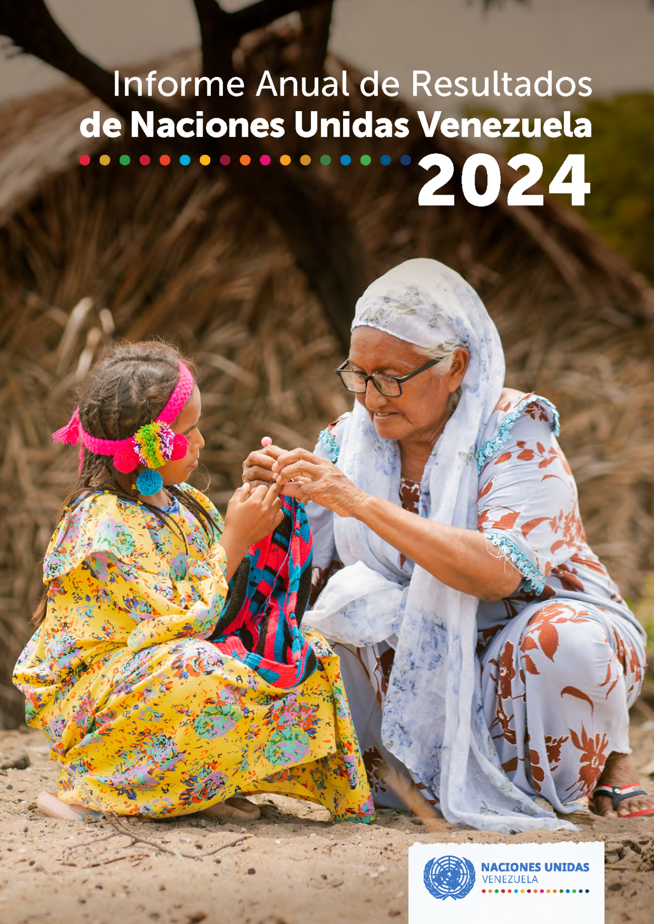Portada del Informe Anual de Resultados Naciones Unidas Venezuela 2024